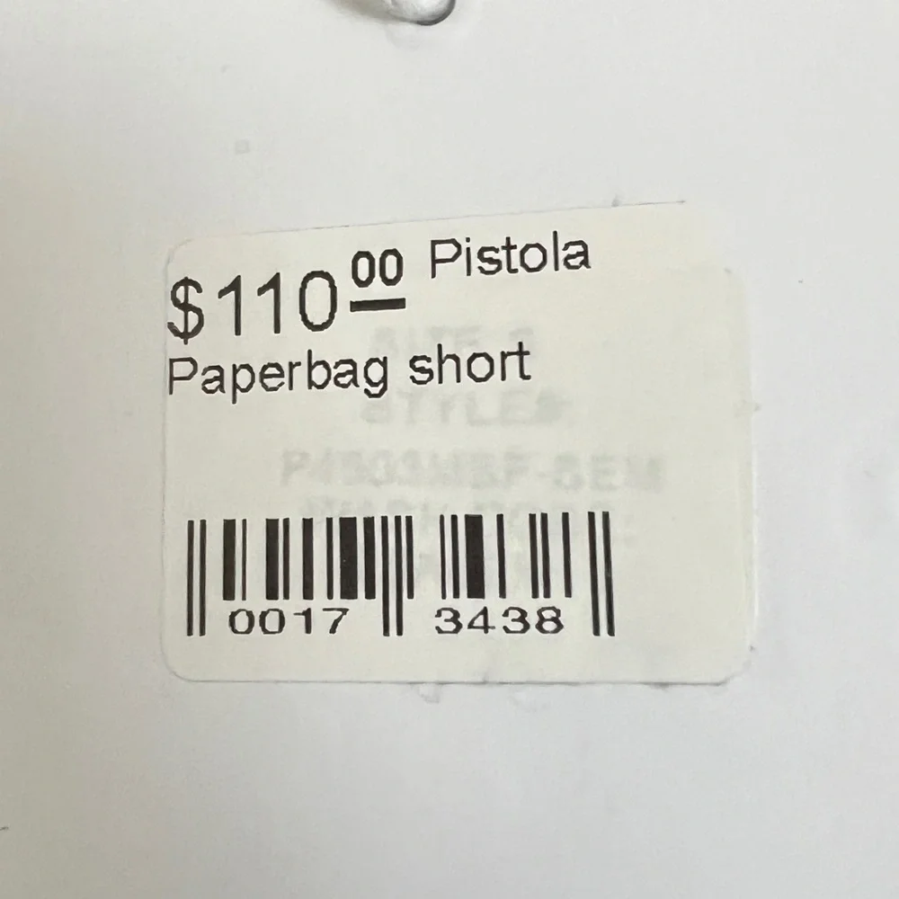 pistola shorts denim